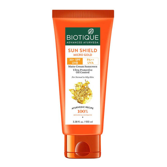 Biotique Sun Shield Micro Gold Matte Cream Spf 30 Uva/Uvb 100ml