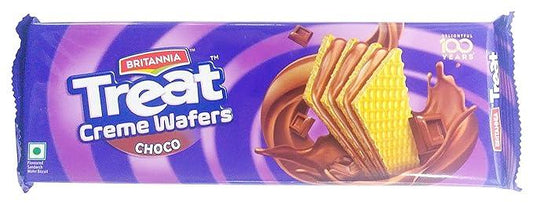 Britannia Treat Creme Wafers Chocolate 75 gm Pouch