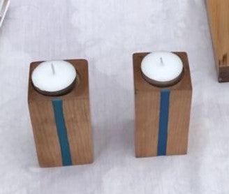 Wooden Candle Holder (Style no : CH0043)