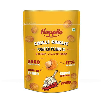 Happilo Premium Super Snack Chili Garlic Peanut 150g