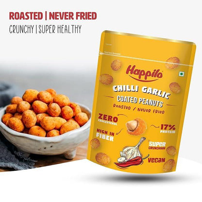 Happilo Premium Super Snack Chili Garlic Peanut 150g