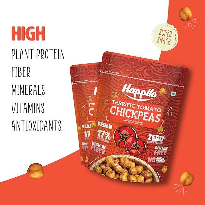 Happilo Premium Super Snack Terrific Tomato Chickpeas 110g