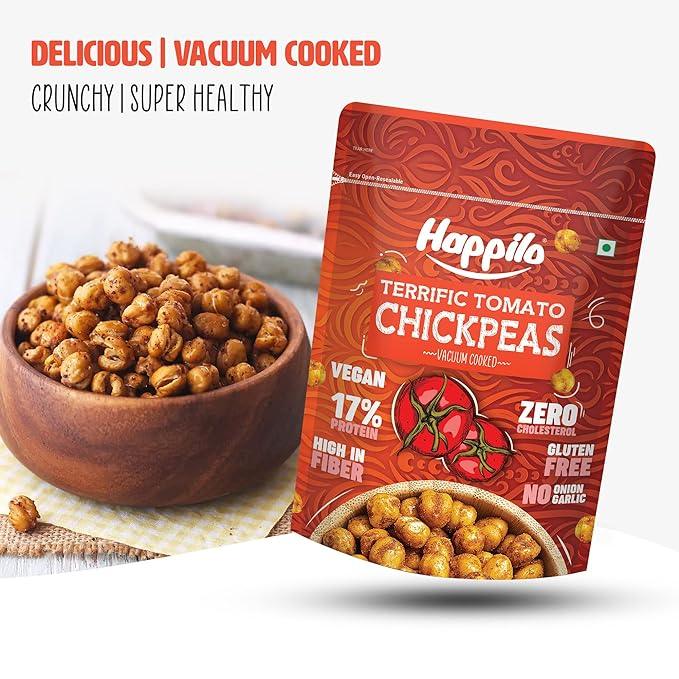 Happilo Premium Super Snack Terrific Tomato Chickpeas 110g