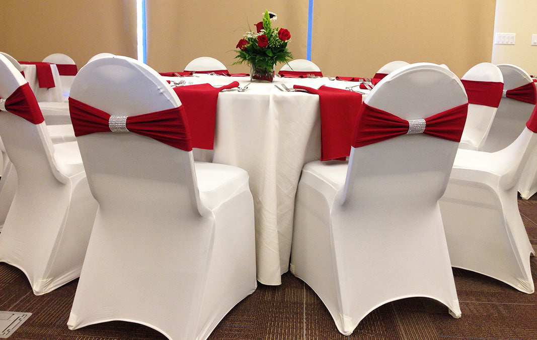 F & B Linens - Chair Cover With Bow