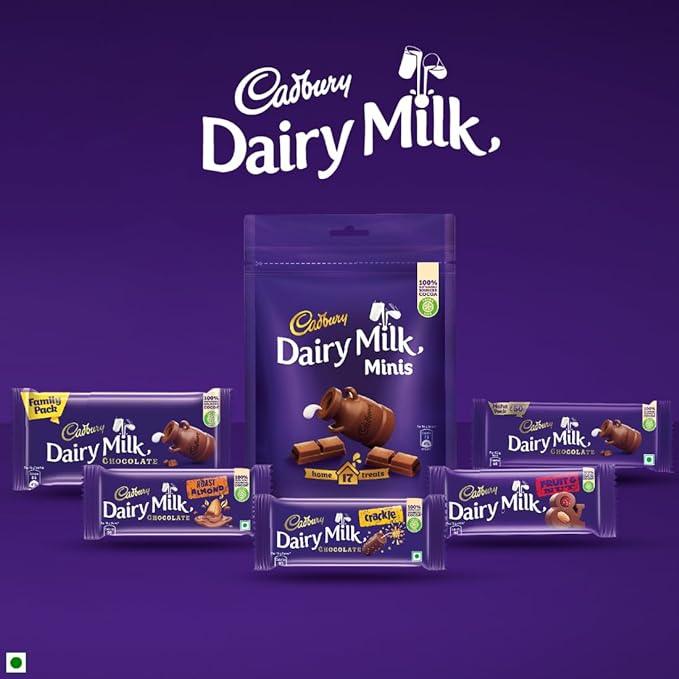 Cadbury Dairy Milk Fruit and Nut Chocolate Bar, 1.2 Kilograms (Pack of 12)