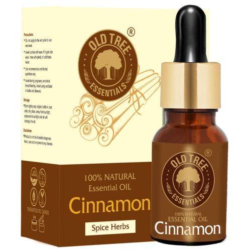 Old Tree Pure Cinnamon Essential Oil (15ml) - for Skin, Reduce Dandruff, Hair Growth