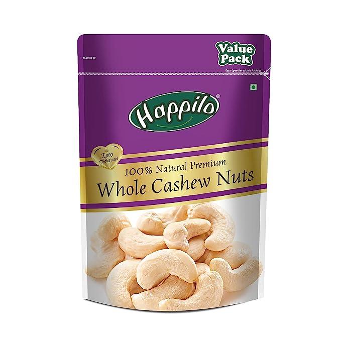 Happilo 100% Natural Premium Whole Cashews 500 g Value Pack