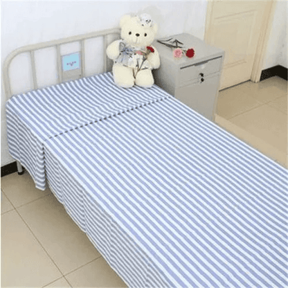 BED LINEN ECONOMY- BED SHEET SUITING CHECK / STRIPE- SINGLE BED SHEET -60 x 90