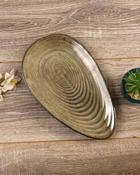 Oval-Design Ceramic Platter-MYA-MSB-007