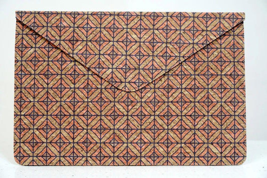 Cork Bags - Laptop Sleeve Diagonal Print