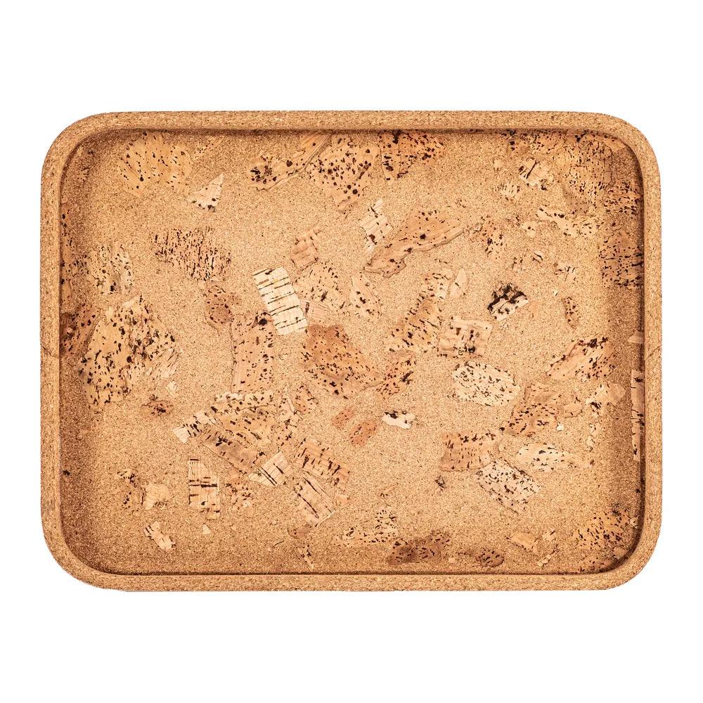 Square Natural Textured Tray