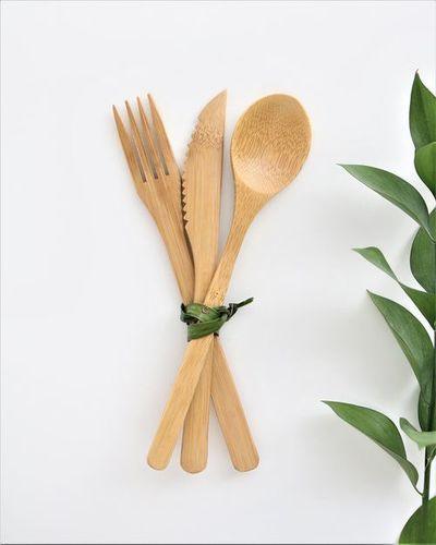 Wooden Cutlery (Spoon, Fork & Knife Set)