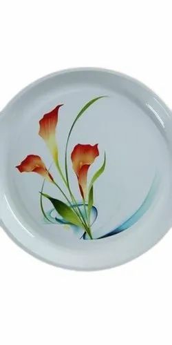 Serving Ware -  Curve Born China Print Plates - JW-333