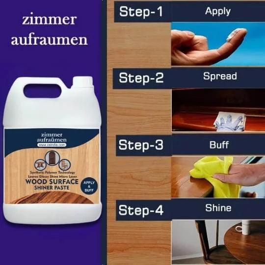 Zimmer Aufraumen Furniture Shiner Polish & Wood Maintainer Paste(5l)