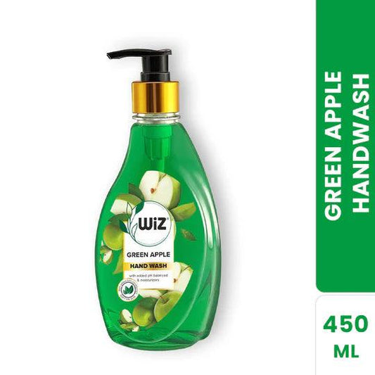 Wiz Green Apple Hand Wash 450ml Dispenser Bottle