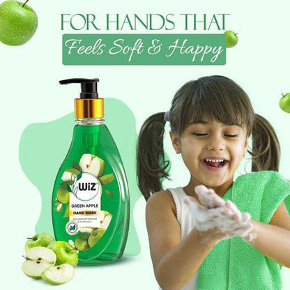 Wiz Green Apple Hand Wash 450ml Dispenser Bottle