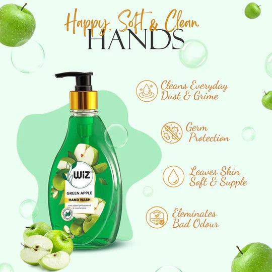 Wiz Green Apple Hand Wash 450ml Dispenser Bottle