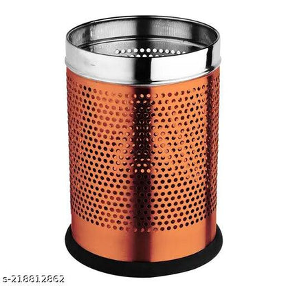 Dustbins-Perforated Dustbin Rose Gold