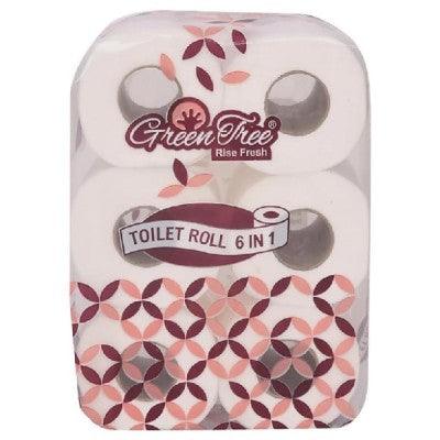 Green Tree 6 IN 1 TOILET PAPER ROLL 2 PLY