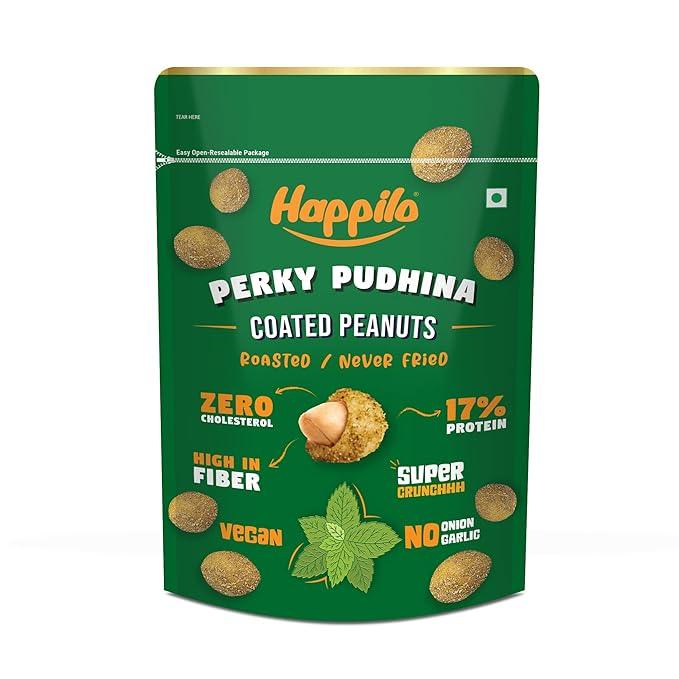 Happilo Premium Super Snack Perky Pudhina Peanut 150g