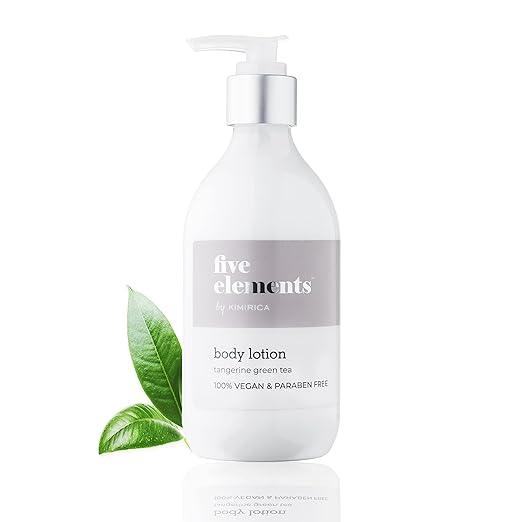 Kimirica Five Elements Moisturizing Scented Body Lotion with Tangerine and Green Tea for All Skin Type | Instant Hydration| Vegan and Paraben-Free | for Men & Women | 300ml