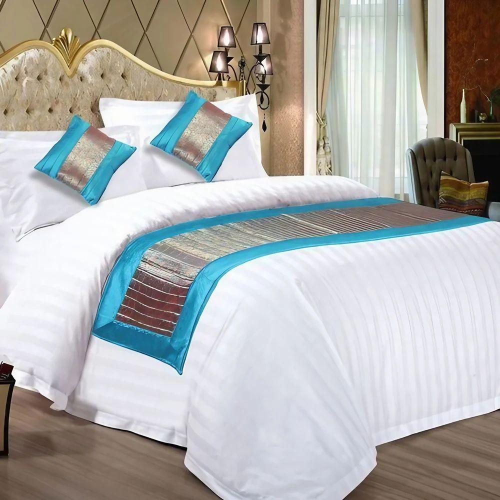 Bed Linen- bed Runners-Cushion Sets Bed Decoration - Double Bed 20" * 90"Non Quilted