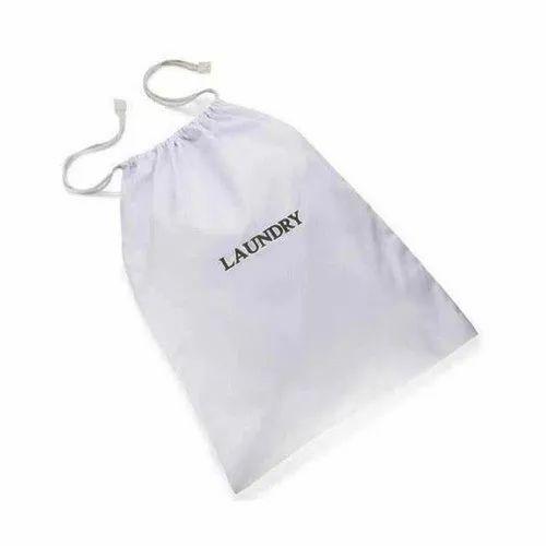 Hotel White Laundry Bag