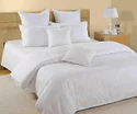 Hotel Satin Stripe Bed Sheet- KING SIZE