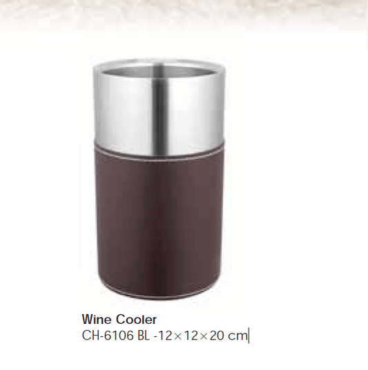 Leather -  Wine Cooler  ( Item Code : CH-6106 BL)