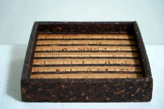 Cork Serving/Decor Tray - Stripped Tray