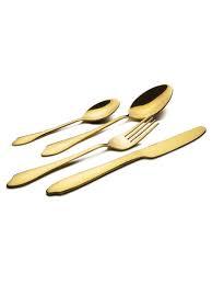 Cutlery-Rose Titanium Gold Finish