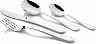 Cutlery - White Dot Stainless Steel Mirror Finish