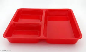 Serving Plate - Partition Plate ( 9" X 9")