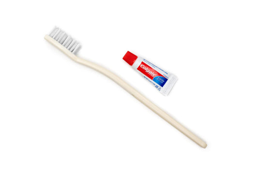 Dental Kit Cornstarch - Colgate 8gm Toothpaste + Cornstarch Tooth Brush - Box Series