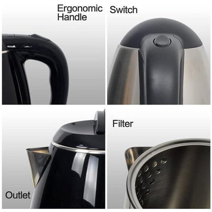 Shoppers Hub PNQ Heavy Duty Electric Kettle with Welcome Tray Set for Ideal Use in Homes and Hotel Rooms.