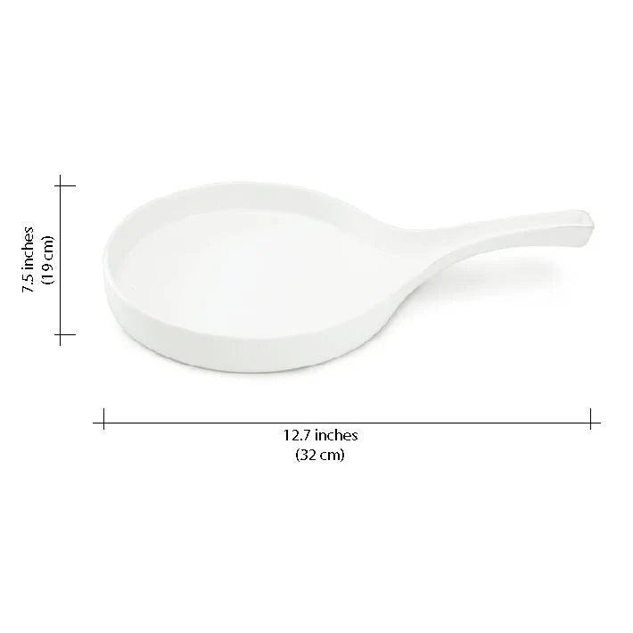 Clay Craft Basic Platter Pizza Pan 1 Piece Plain White