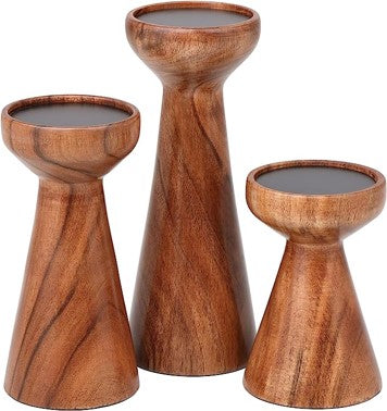 Wooden Candle Holder (Style no : CH0043)