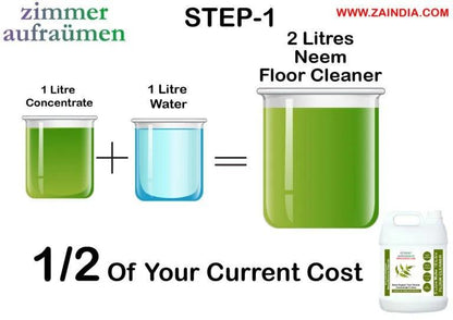 Zimmer Aufraumen Concentrated Floor Cleaner Liquid Neem- 5 Liters