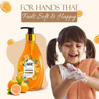 Wiz Orange Hand Wash 450ml Dispenser Bottle