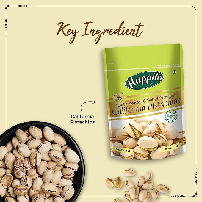 Happilo Premium California Roasted & Salted Pistachios 200 g