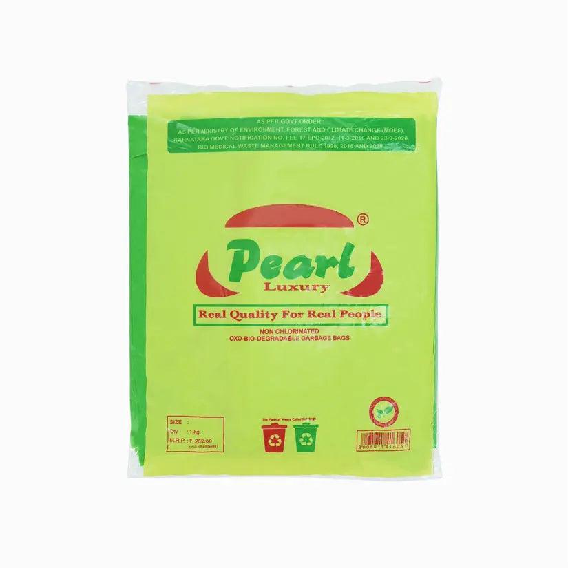 Pearl Oxo-Biodegradable Garbage Bag 19x21 Green