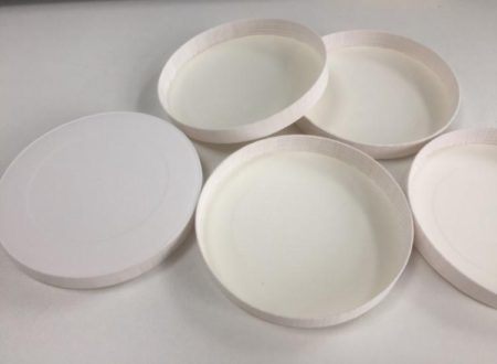 Paper Lids - PL01/PL01K Paper Lid (White/Kraft) 250/400/500/750/1000 ml 116mm