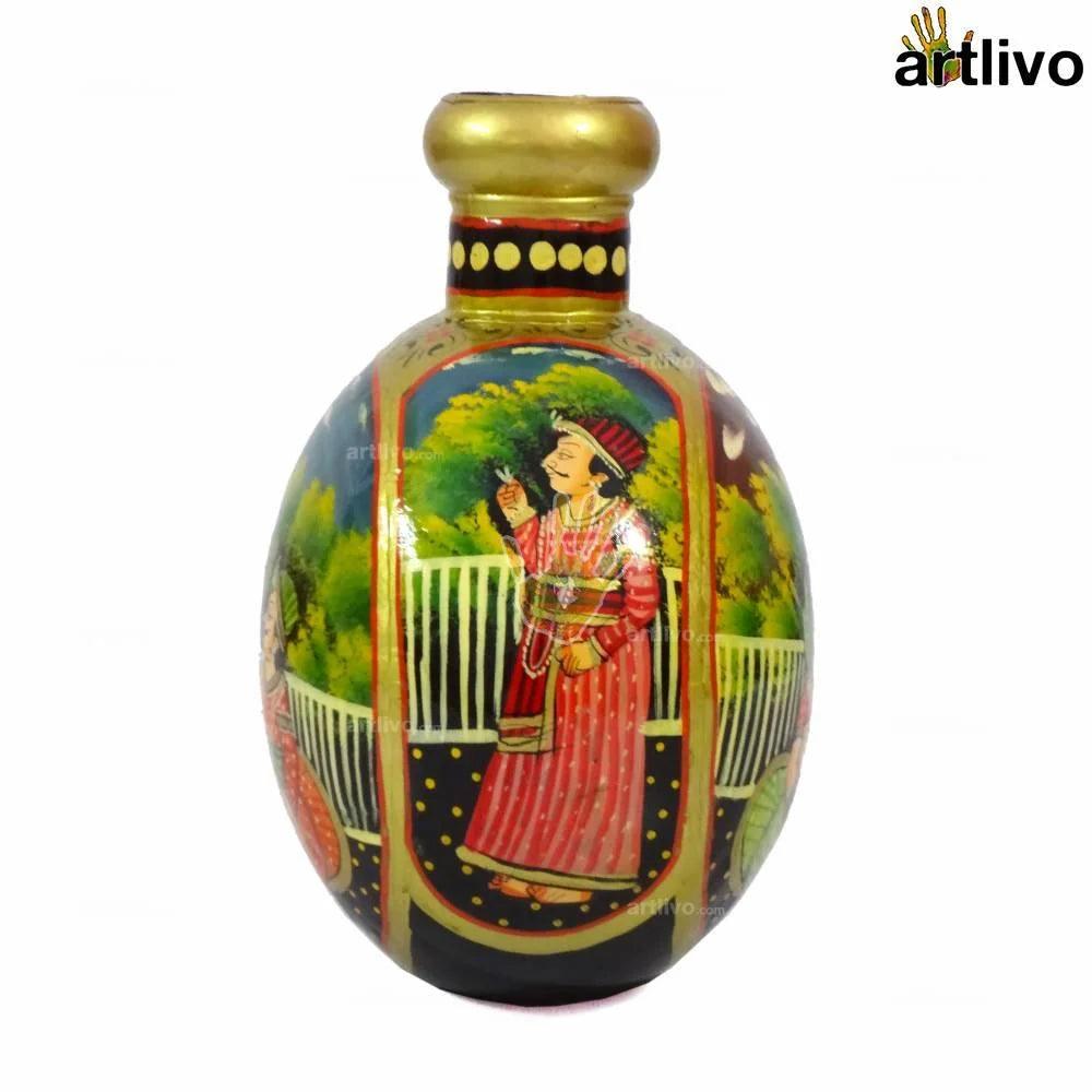 Artlivo Popart Mughal Tradition Decorative Vase