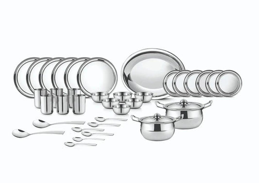 Stainless Steel Dinner Sets - Dinner Set 42pcs