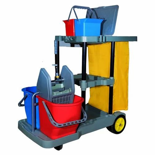 House Keeping Consumables - Multifunction Janitorial Cart