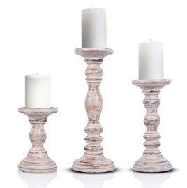 Wooden Candle Holder (Style no: CH0044)