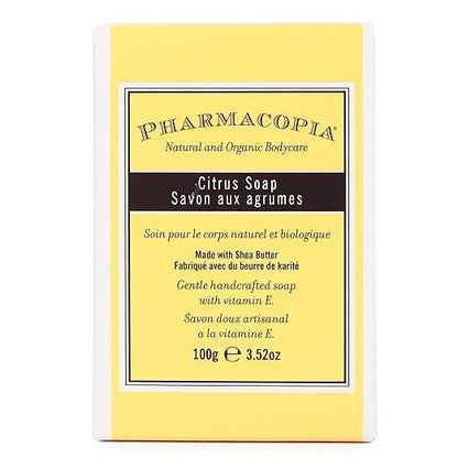 Kimirica Pharmacopia Citrus Bathing Soap, Handmade, 100% Vegan & Paraben Free, 100g