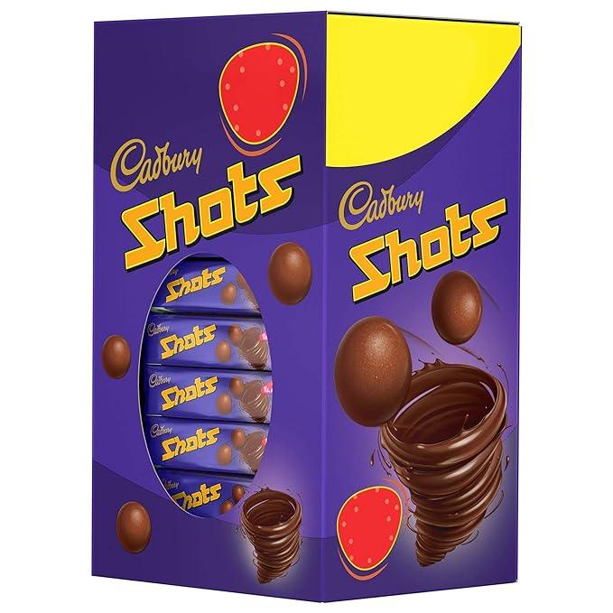 Cadbury Dairy Milk Shots, Chocolate Balls, Carton Pack (58 x 3.6 g), 208.8 g