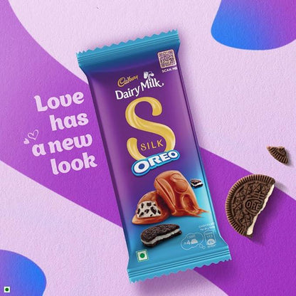 Cadbury Dairy Milk Silk Oreo Chocolate Bar, 60 grams (Pack of 7).