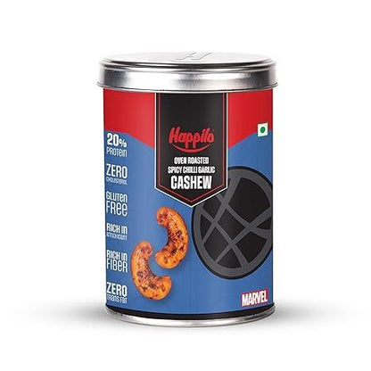 Happilo Marvel Dr. Strange Edition Oven Roasted Cashews Spicy Chilly Garlic 150g